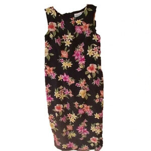 Vintage floral shift dress